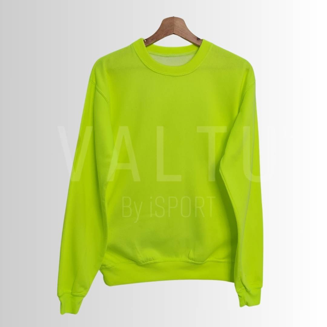 Buzo Liso Unisex Amarillo Fluorescente BUZOS, CHOMPAS Y CHAQUETAS Buzo liso Unisex Valtu By Isport ROPA-DEPORTIVA 1080 X 1080